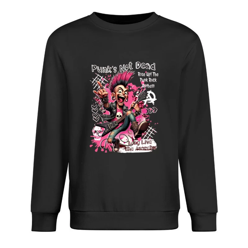 Rébellion Punk Rock Homme Sweat-shirt à enfiler