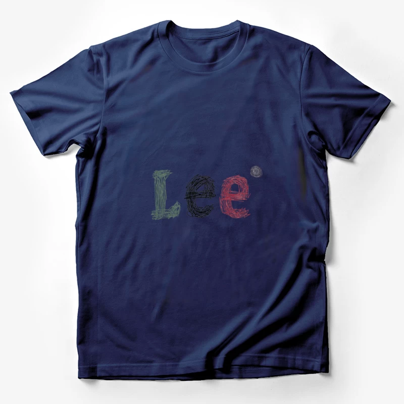 Künstlerisches Lee Schriftzug Herren T-Shirt