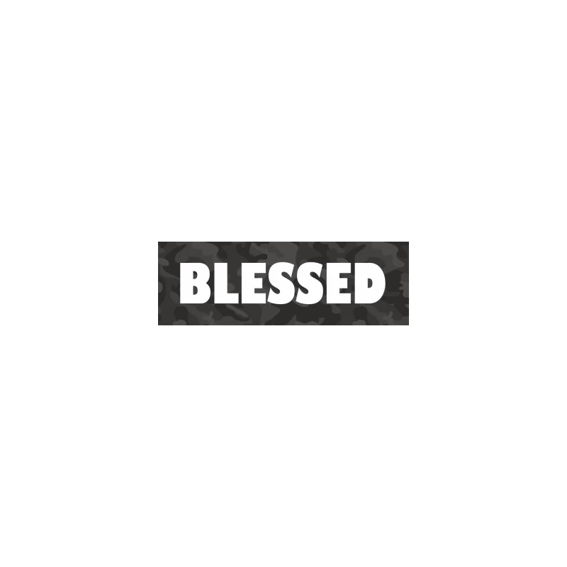 Blessed Camouflage Design iPhone Case