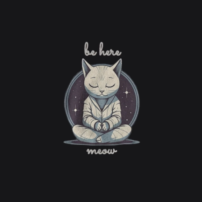 Chat en Méditation dans l'Espace Femme Sweat à capuche