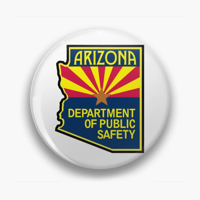 Arizona Department of Public Safety Official Logo Pin