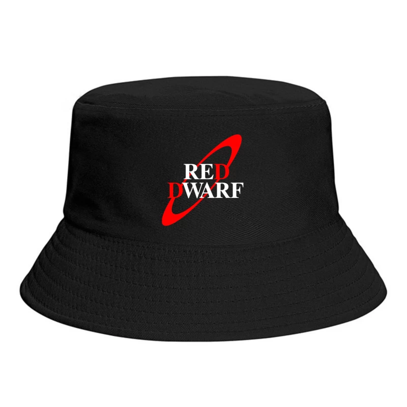 Red Dwarf Science Fiction TV Series Logo Bucket Hat