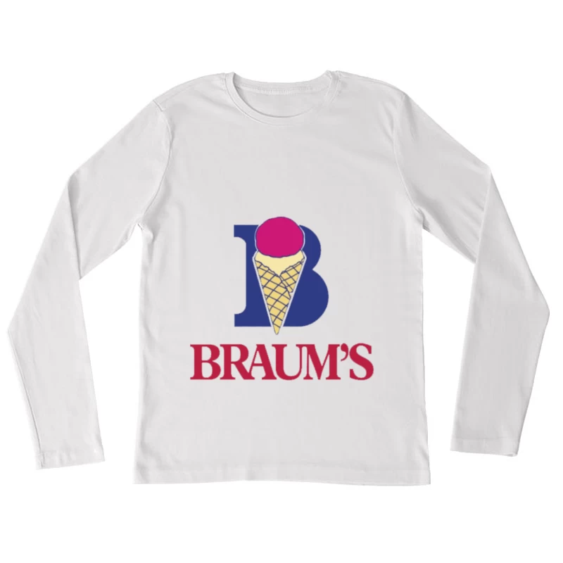 Braum's Logo Retro Female Long Sleeve T-Shirt