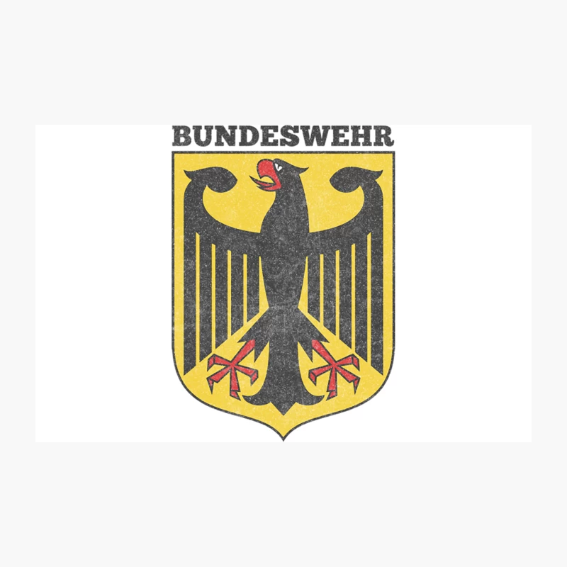 Bundeswehr  Deutsche German Coat Of Arms Faded Design 2 Travel Mug