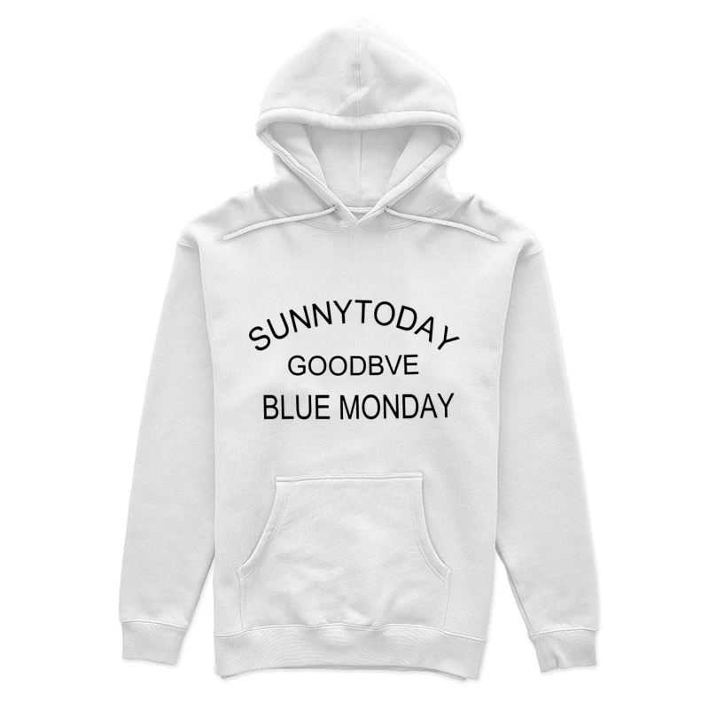 Sonnig heute, Abschied, Blauer Montag Damen Pullover Hoodie
