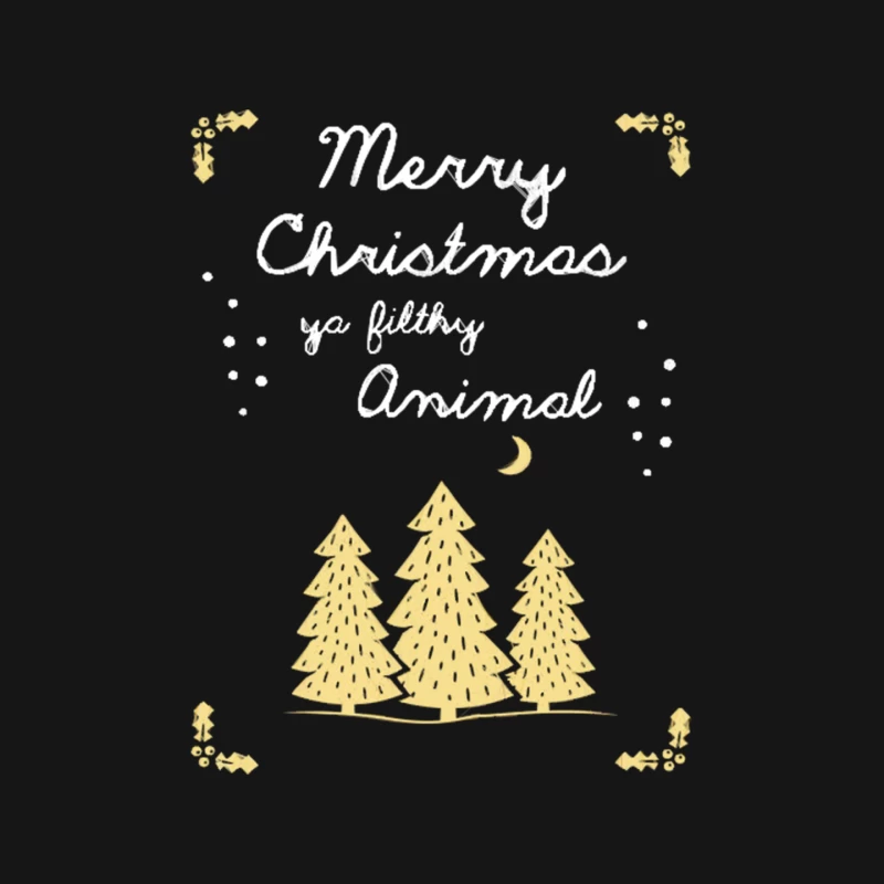 Merry Christmas Ya Filthy Animal Mouse Pad