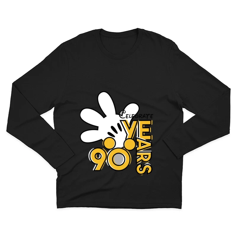 90 Jahre Jubiläum Feiern Herren Langarm T-Shirt