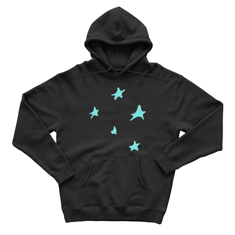 Étoiles bleues dispersées Homme Sweat à capuche