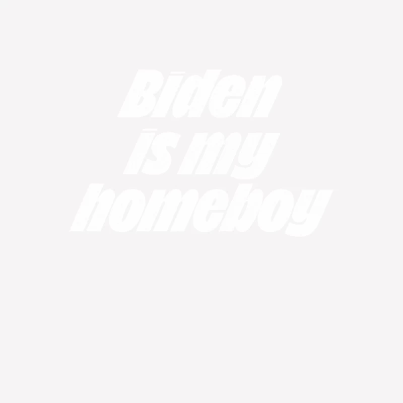 Biden Is My Homeboy  Retro Type Design 2 Female T-Shirt