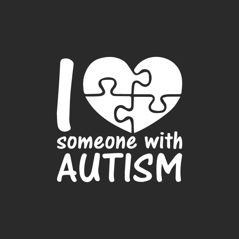 I Love Someone With Autism Baseball Cap