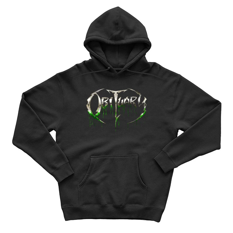 Obituary Slowly We Rot Logo Male Pullover Hoodie