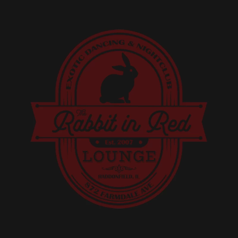 The Rabbit in Red from Halloween Mouse Pad