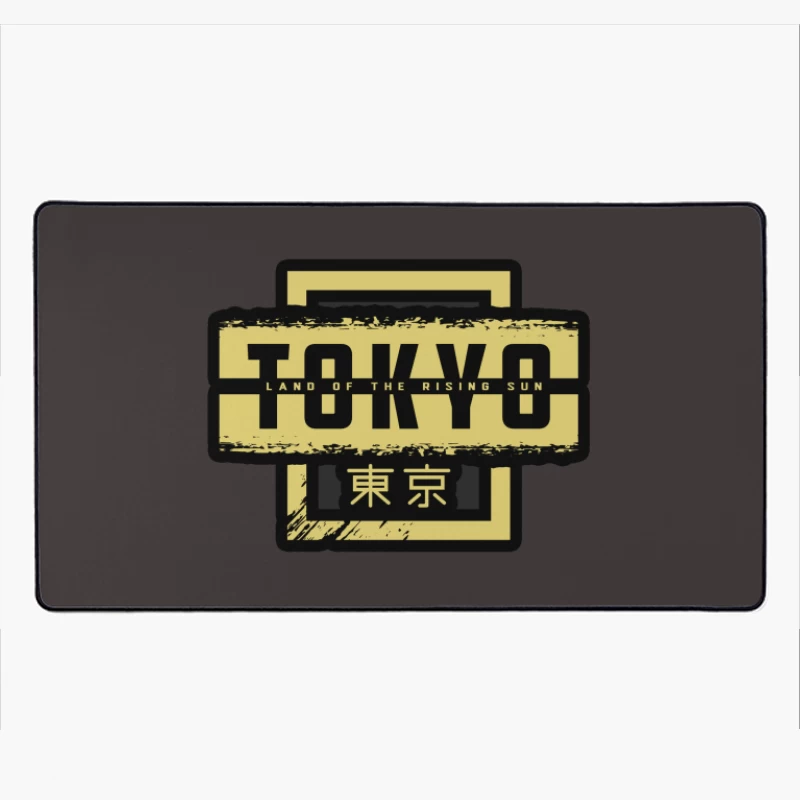 Tokyo: Land of the Rising Sun Graphic Design Desk Mat