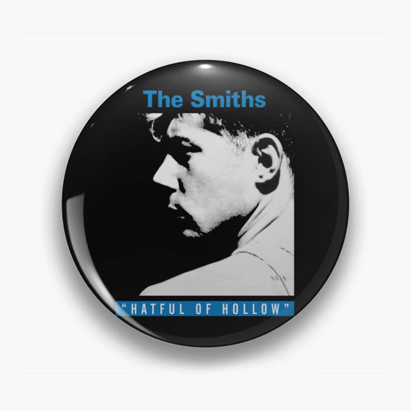 The Smiths 'Hatful of Hollow' Album Cover Art in Black and White Pin