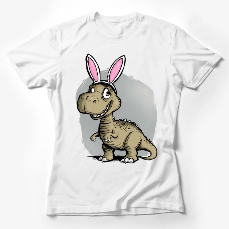 Dino avec oreilles de lapin Femme T-Shirt
