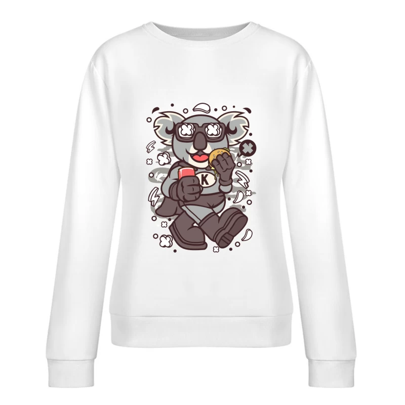 Super Koala Muncher Femme Sweat-shirt à enfiler