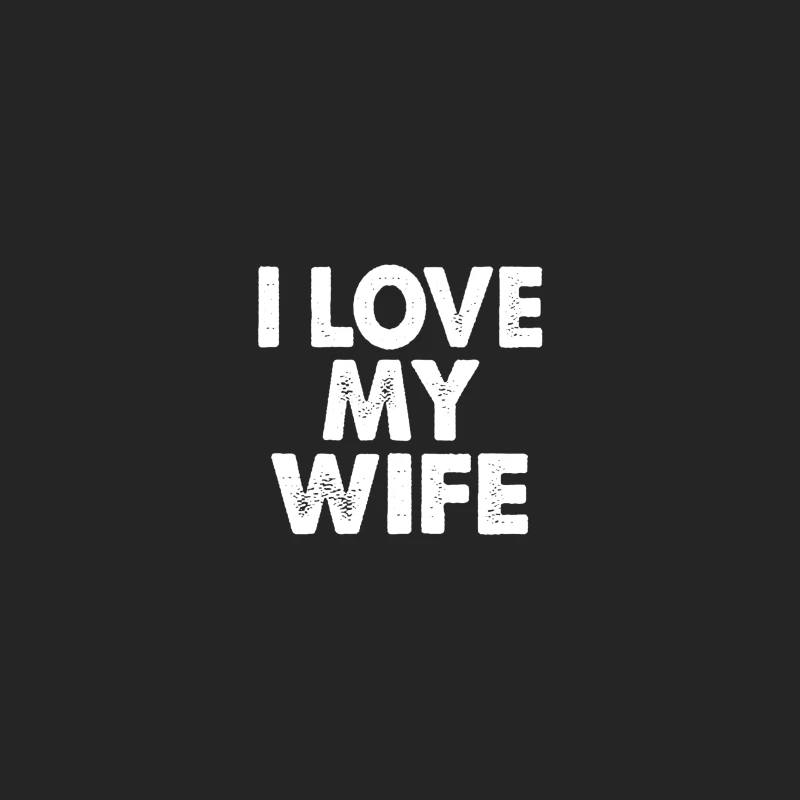 T-shirt avec message I Love My Wife Homme Sweat-shirt à enfiler