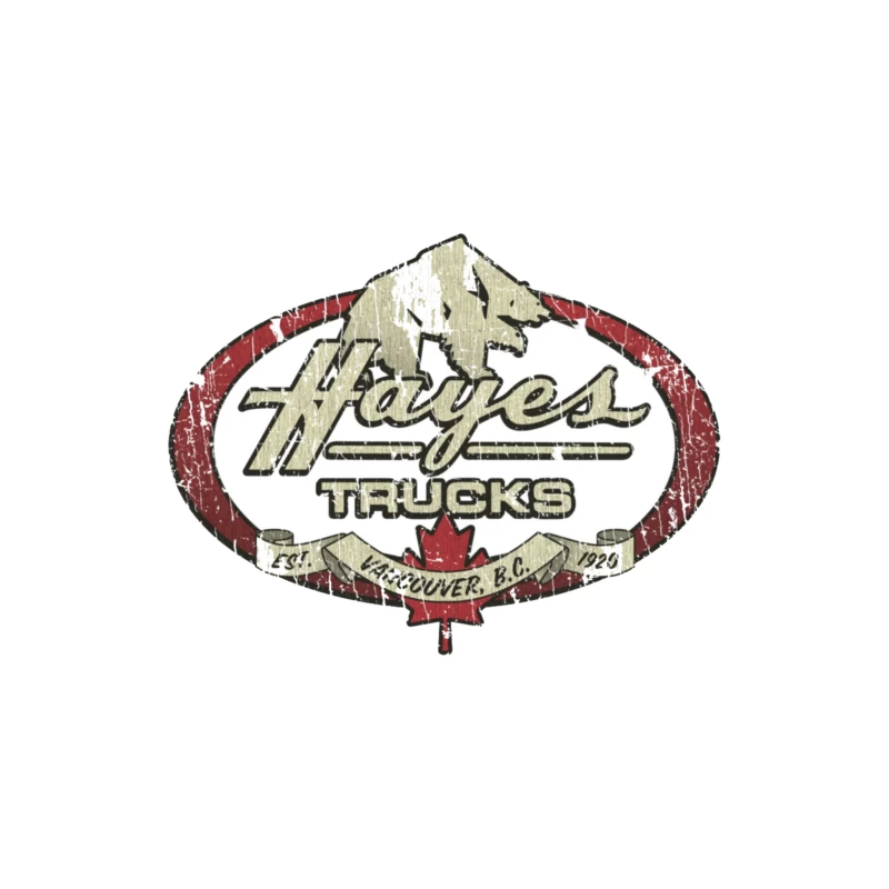 Hayes Trucks 1971 Throw Pillow