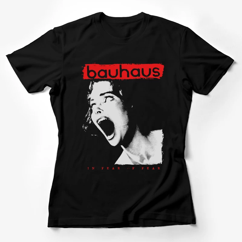 Bauhaus - In Fear of Fear Gothic Album Art Female T-Shirt