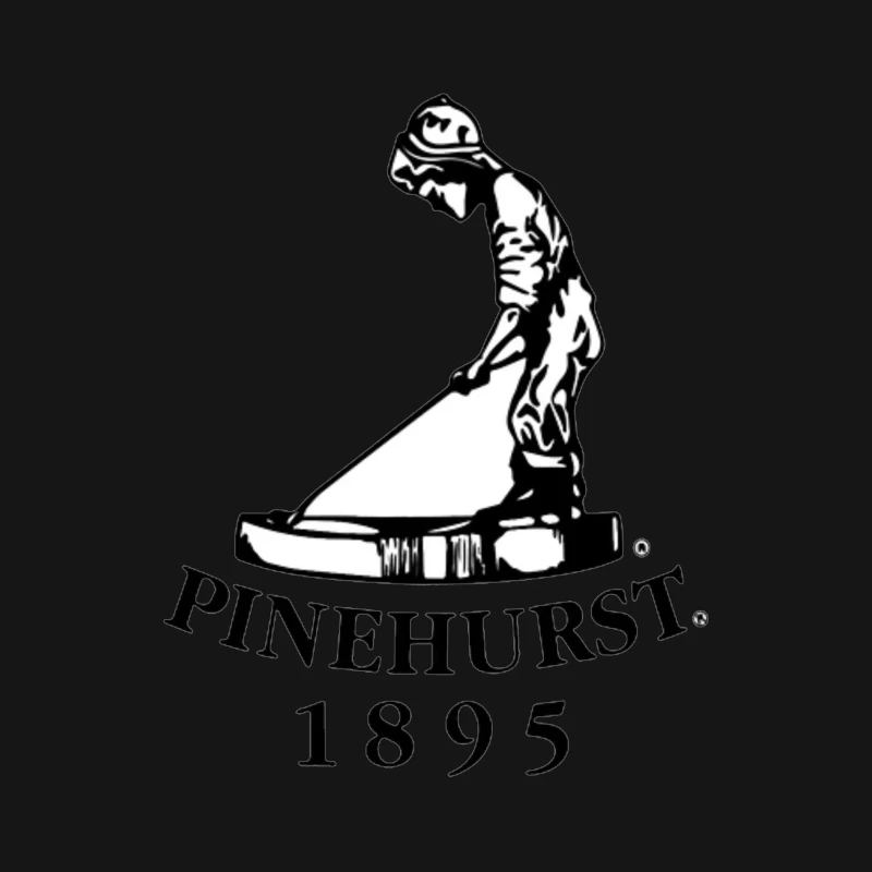 Pinehurst Golf Resort Historic Logo Since 1895 Female Long Sleeve T-Shirt