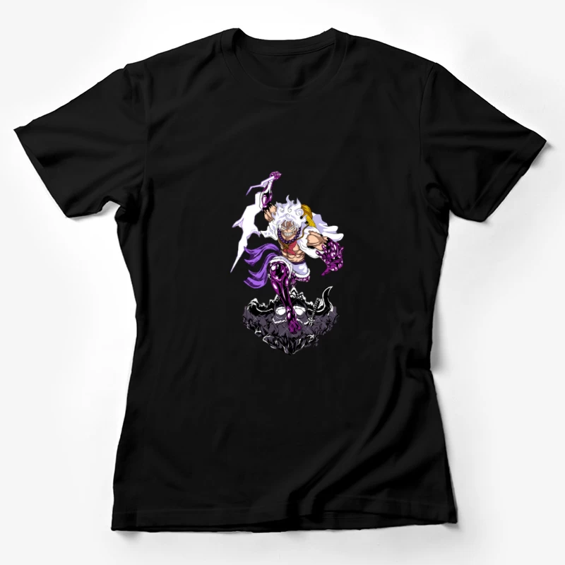 Krieger mit Blitzen und Rüstung Damen T-Shirt