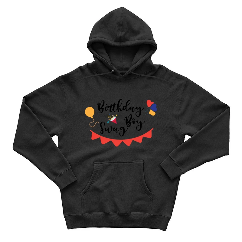 Fête colorée avec ballons et fanions Homme Sweat à capuche