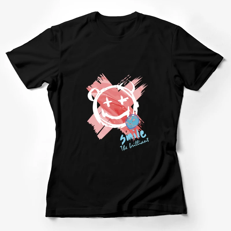 Lächelndes Bärchen Graffiti Damen T-Shirt