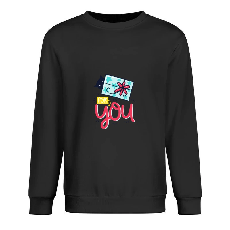 Cadeau pour vous avec un chat Homme Sweat-shirt à enfiler