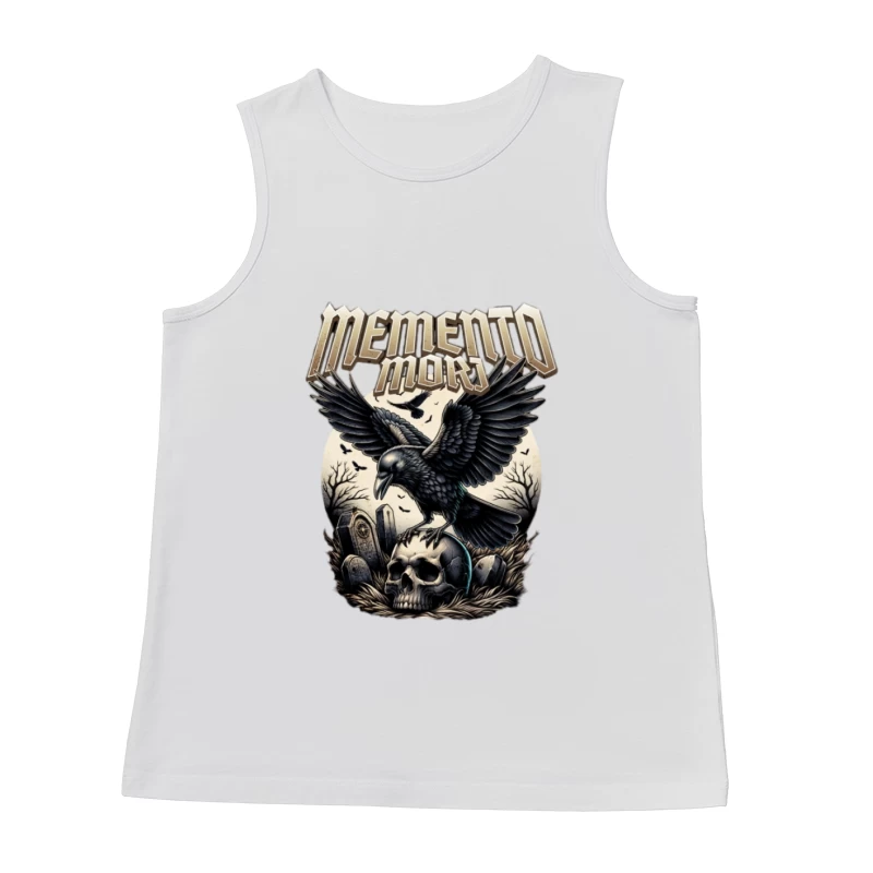 Corbeau Crâne Memento Mori Homme Débardeur