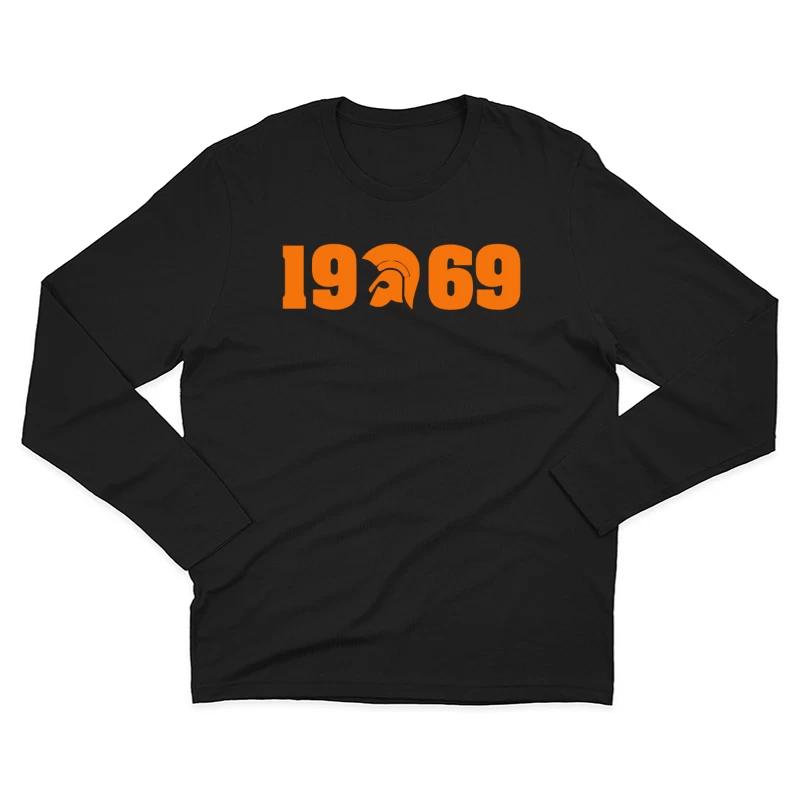 1969 Sports Logo Design Male Long Sleeve T-Shirt