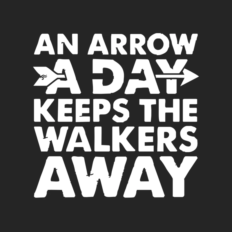 An Arrow a Day Zombie Dary Male Pullover Sweatshirt