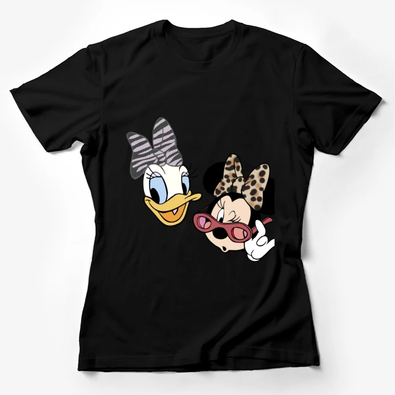 Mode dessin animé avec nœuds Femme T-Shirt