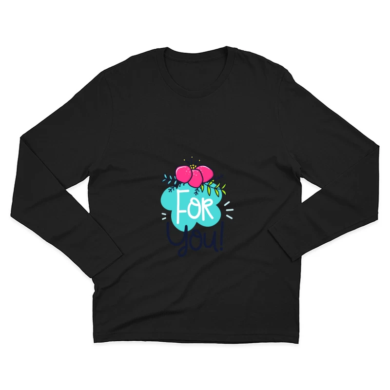 Conception Florale pour Vous Homme Manches Longues T-Shirt