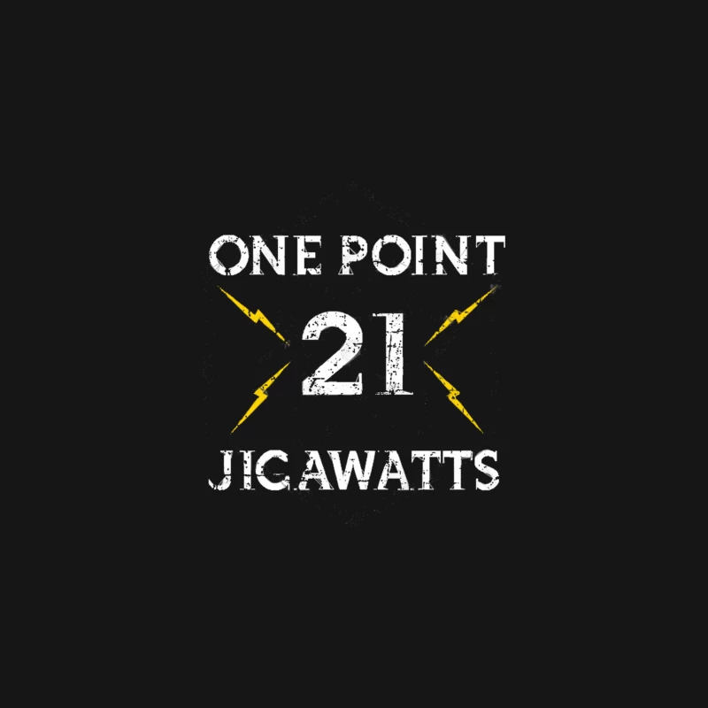 One Point 21 Jigawatts - from Back to the Future Desk Mat