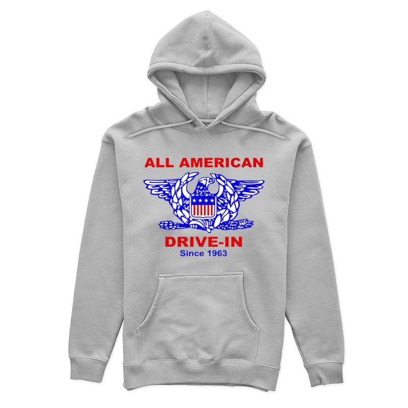 All american burger Drive In Female Pullover Hoodie