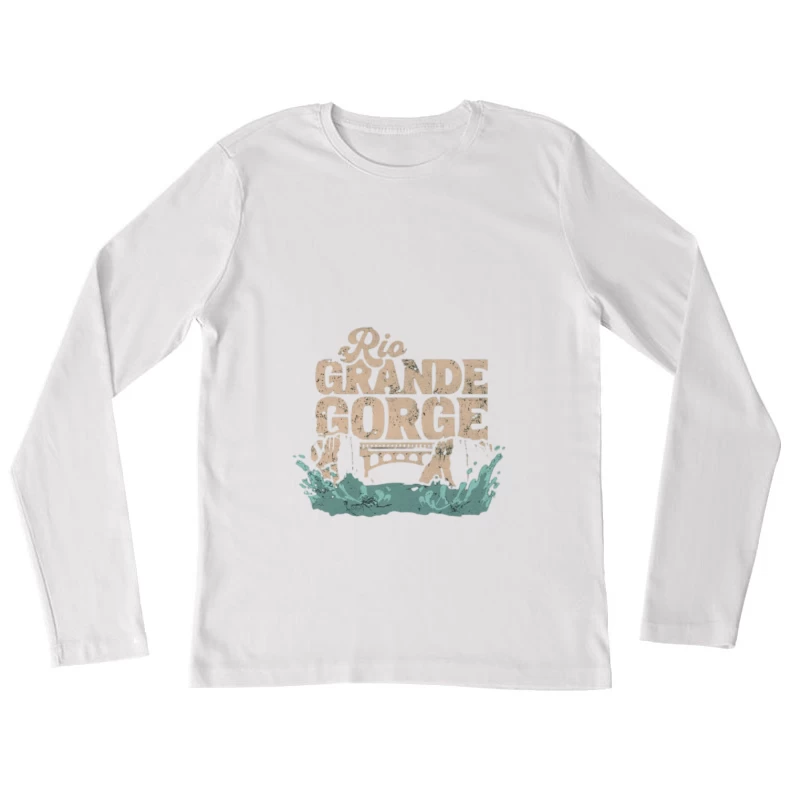 Rio Grande Gorge Abenteuer Damen Langarm T-Shirt