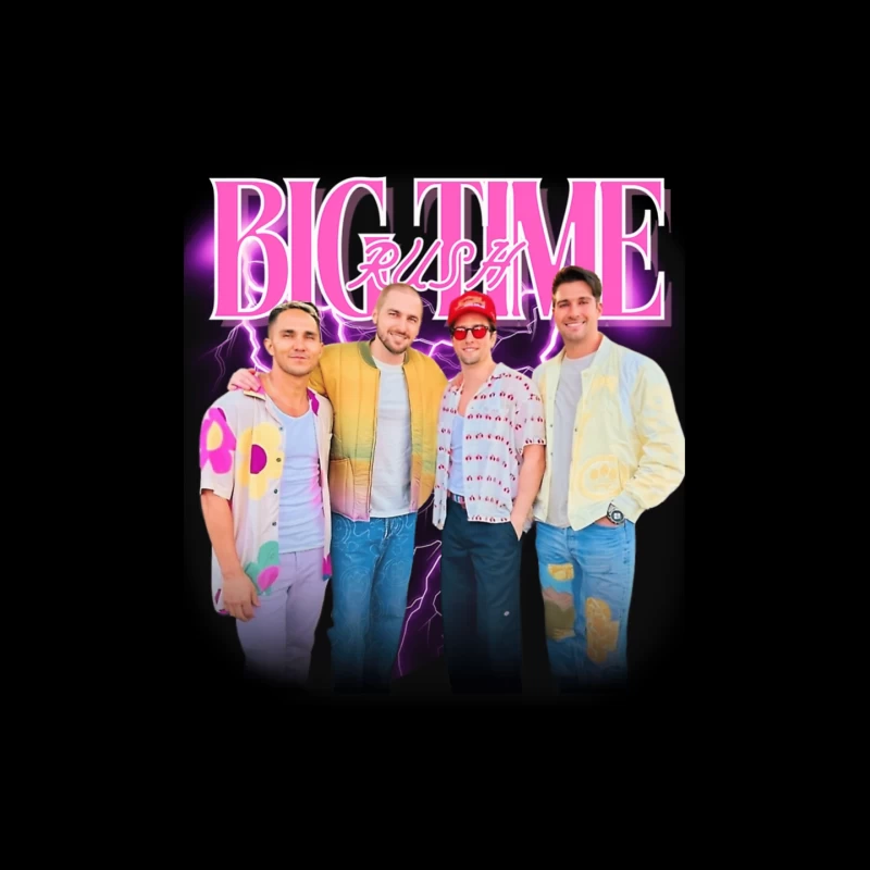 Big Time Rush Boy Band Members in Casual Modern Fashion Mouse Pad