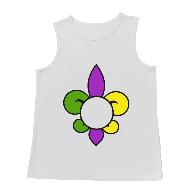Fleur de lis multicolore Homme Débardeur