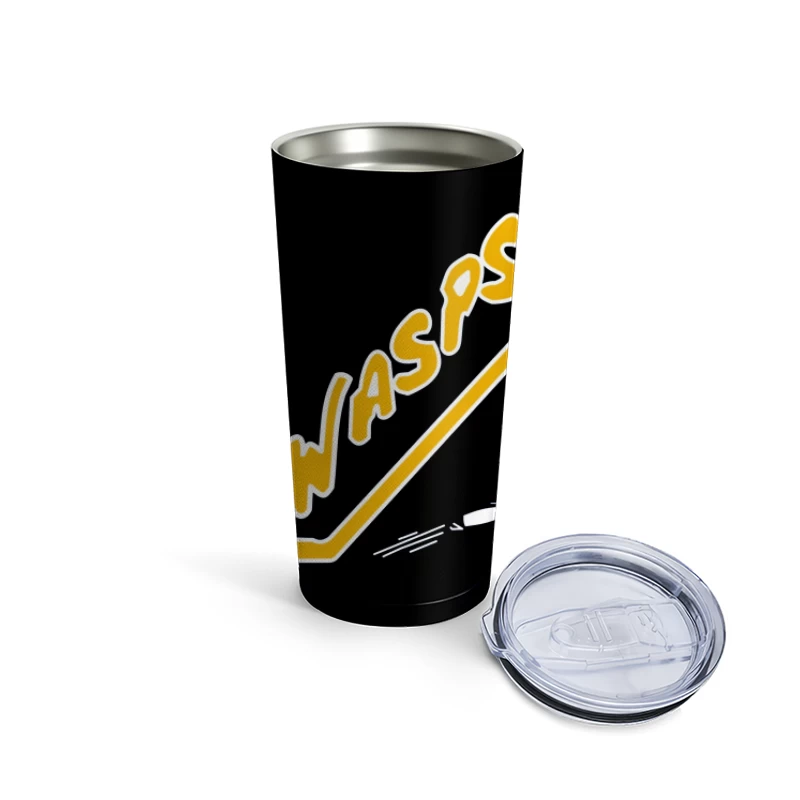 Wasp Logo Design Travel Mug