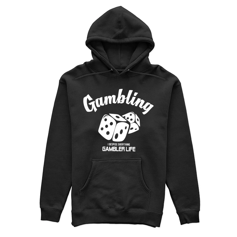 Würfel und Glücksspiel Design Damen Pullover Hoodie