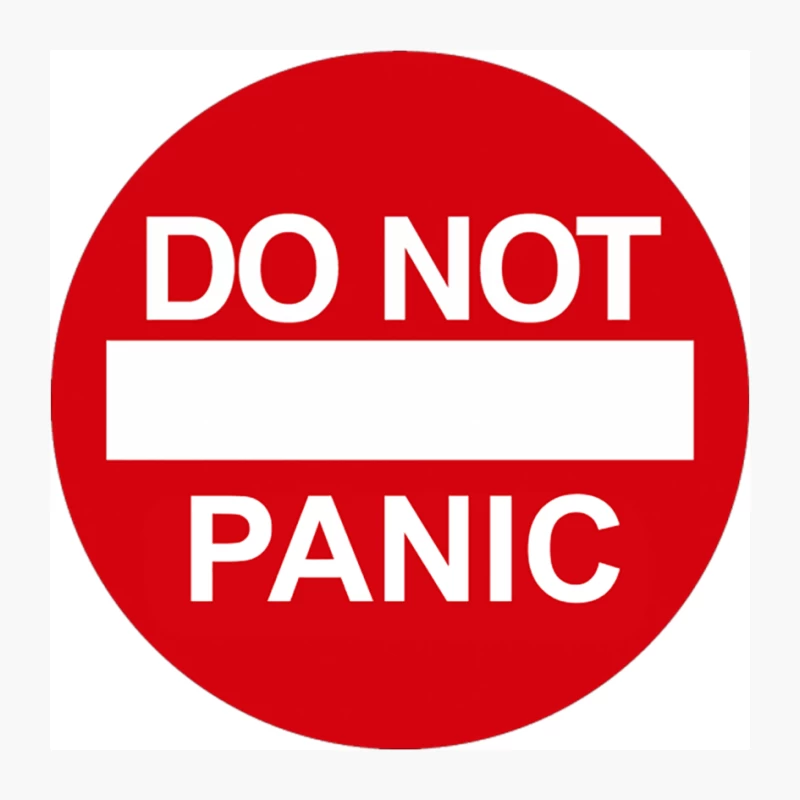 Do Not Panic Pin