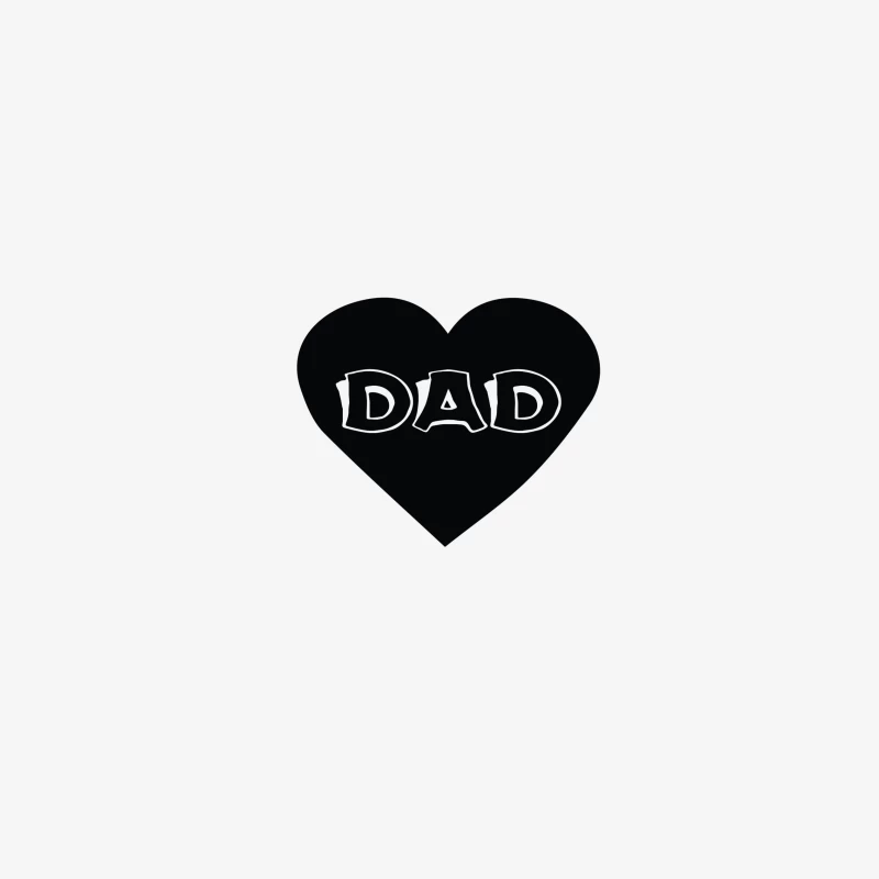 Cœur avec le mot 'PAPA' Homme Sweat-shirt à enfiler
