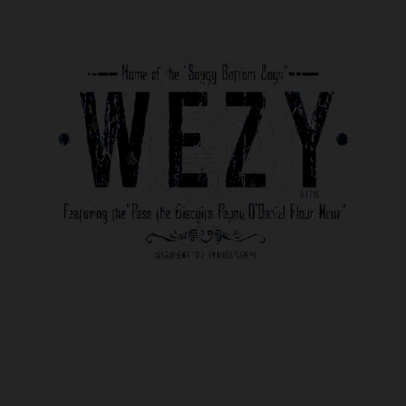 Radio Station WEZY Male Pullover Sweatshirt