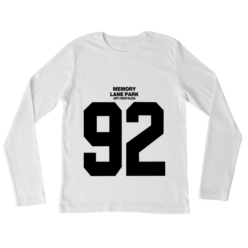 Memory Lane Park 1992 Design Damen Langarm T-Shirt