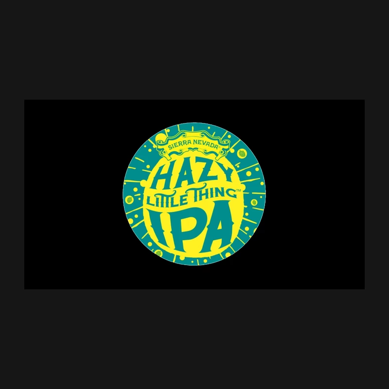 Sierra Nevada's Hazy Little Thing IPA Circular Beer Logo Desk Mat