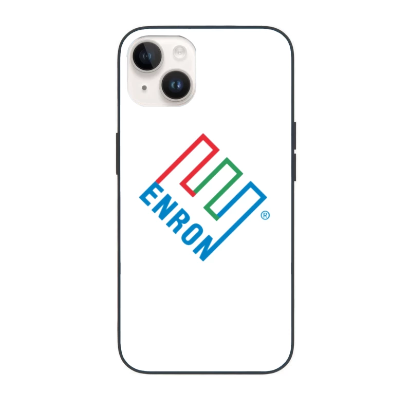 Enron Corporation Logo - Historic Energy Company Symbol iPhone Case