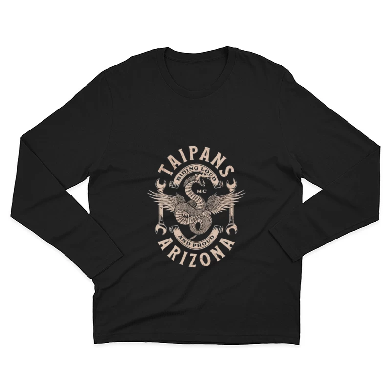 Logo Arizona Taipans avec Ailes Homme Manches Longues T-Shirt