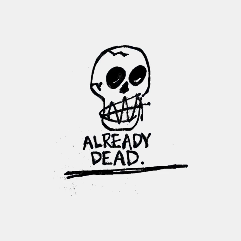 Already Dead - PunkDeathNihilist - ORIGINAL DESIGN Male Tank Top