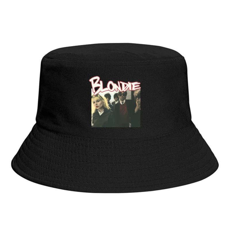 Vintage Blondie Band Album Cover from the 1970s New Wave Era Bucket Hat