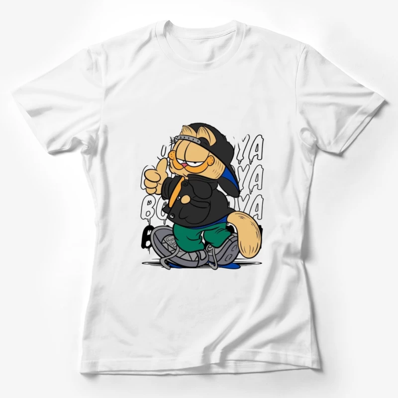 Garfield im Hip-Hop-Stil Damen T-Shirt